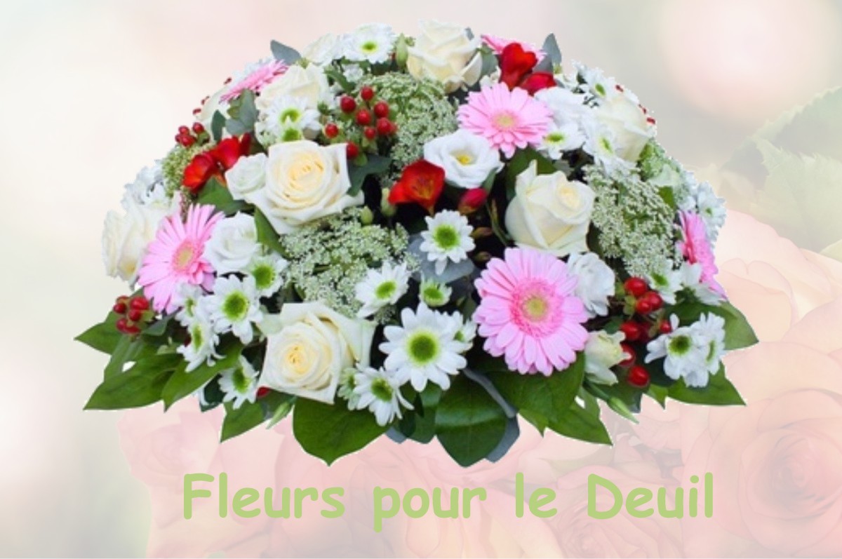 fleurs deuil TREFFORT